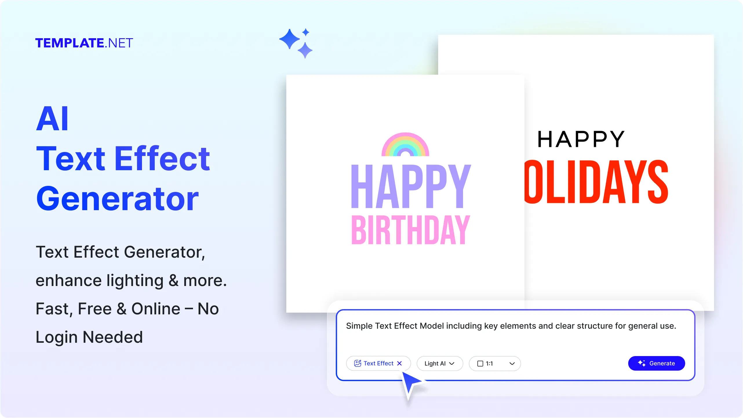 Free AI Text Effect Generator, Create Text Effect Images Online [ No Signup ]